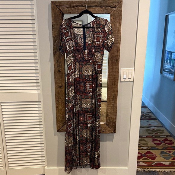 Bohemian Print Maxi Dress - Picture 1 of 6